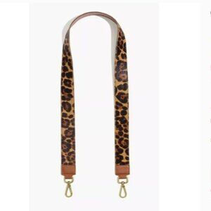 new Madewell The Crossbody Bag Strap: Leopard Calf Hair Edition
